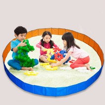 미라클 고품질 접이식 촉감놀이매트 집에서 하는 물감 오감 발달 모래 김장매트160cm 놀이방매트