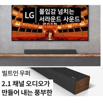 SOUND 고출력 LG 사운드바 인켈 섬세한저음 블루투스 WB300B 우퍼내장 TV PC 옵티컬, B타입-LG사운드바 증폭우퍼2.1