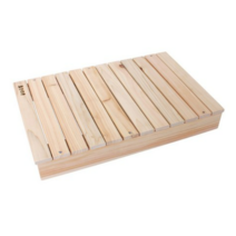 안스하우스 히노끼 원목 발 받침대, 편백나무 3개