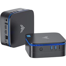 NiPoGi 미니 PC Intel Celeron N5105 Windows 11 Pro AK1 Pro 4K UHD/HDMI 2.0/LAN/듀얼 대역 WiFi HTP, 8Go DDR4+256Go ROM