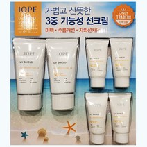 IOPE 가볍고 산뜻한 3중 기능성 선크림 UV쉴드40ml2입 가볍고 _ 501209EA, $ 본상품선택