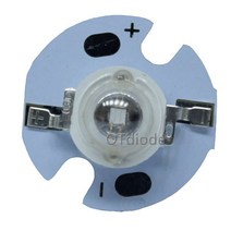 3W High Power LED Diodes UV Purple Light Chip 365nm 385nm 395nm 400nm 405nm 430nm for Nail Dryer Cur, [02] Led On 16mm PCB, [02] 370nm-375nm