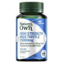 호주 네이쳐스온 고함량 밀크씨슬 35 000mg 60정 간 건강 지원