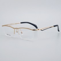 요즘 유행하는 티타늄 안경테 남자 안경태 시력보호 반무테 반테 안경 R01