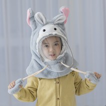 보호 모자 어린이 가과 겨울 야외 행 아기 격리 모자 마스크 귀 보호 기능이있는 물방울 방지
