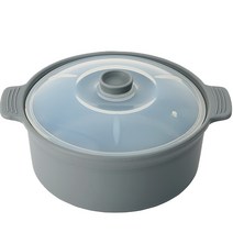 리빙스토리 국산 실리콘 냄비 전자렌지용 계란찜기, 대(1200ml)-그레이, 1개