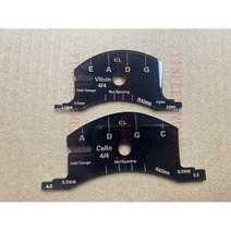 1pc 4/4 3/4 바이올린 비올라 첼로베이스 브릿지 다기능 몰드 템플릿 수리 참조 도구, cello 3 4