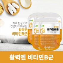 업무 학업 과로 스트레스 불규칙한 생활 에너지 체력 무기력감 무력감 힘들때 지칠때 회복 관리 에 좋은 먹는 생활 활력 수용성 비타민 B군, 5BOX(5개월분), 0.8g, 5개