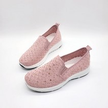 구두모모 큐빅 니트 슬립온 (3.5cm)