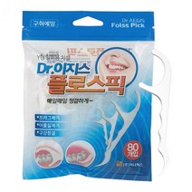 Dr. Aegis 닥터이지스 플로스픽 치실 3팩 +마술패치 2매 프라그제거/구강청결/구취예방, 1set