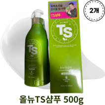 올뉴TS샴푸 500g X 2개 ALL NEW TS SHAMPOO 탈모증상완화 단백징성분함유 건강한두피환경 모발윤기부여 피톤치드향