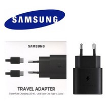 삼성정품 EP-TA800 충전기 어댑터 C타입 25W 케이블 포함 블랙