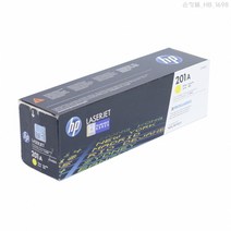 HP color laserjet PRO MFP M252n 정품토너 노랑 1500매(No.201A), 1개