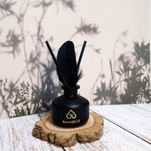 블랙 페더 디퓨저 100ml 고급인테리어 블랙 보틀 실내방향제 차량용 머리안아픈 뷰티풀제이제이 정정아마켓, 민트쇼핑백+1000, 200ml27000원, 22-JJ제주 샤러니숲