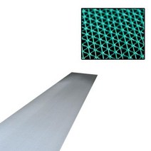 출입구 업소용 현관 발판 매트 웨이브 코일 레인 3m, 1.5m C형-적색