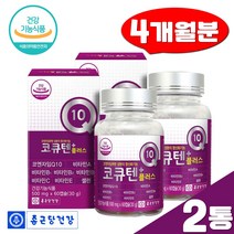 코큐텐 플러스 항산화 60캡슐 2통 종근당 건강 혈압 활력 비타민B군 코엔자임 COQ10