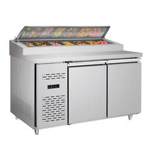 업소용 토핑냉장고 밧드 김밥 샐러드 반찬 냉장고, 1.5m 스테인리스 스틸 반찬냉장고