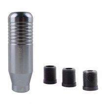 기어봉교체 8.5cm RAVERACING 기어 시프트 노브 스틱 수동 변속기 범용 자동차 알루미늄 확장 무겐 시프터 헤드 노브277402, GRAY, 1개