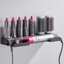 한수위 다이슨 에어랩 호환용 거치대 벽걸이, 블랙