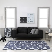 아이방러그 동그라미 극세사러그 카페트 200x250cm