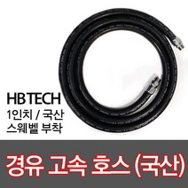 경유고속호스/주유호스/유류호스/스웨벨부착/주유기호스, 01.경유고속호스1.6M, 01.고정+회전