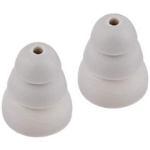 Etymotic Research 트리플 플랜지 교체용 이어팁 대형 10개 팩 그레이 (ER38-18), Standard Packaging