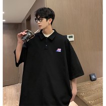 2023 여름 두꺼운 판자 접착제 플라워 프린팅 캐쥬얼 남자 학원 무드 카라셔츠 티셔츠 T901P45 통제함 59