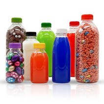 플라스틱 우유 페트병 300ml, 우유 300ML 흑색