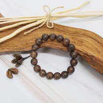 조림침향 합장주 12mm (침향나무 침향팔찌 염주팔찌), 손목둘레 19cm