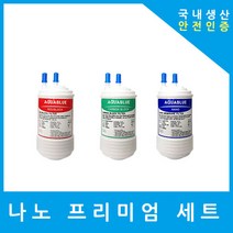 현대큐밍 정수기필터 호환 더슬림플러스 HQP2011CW0 프리미엄 전체 세트, (HQP2011CW0)L7프리미엄 4인치복합단방향3개
