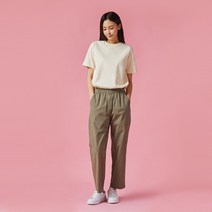 [JAJU/자주] 여 라이트 이지팬츠_카키