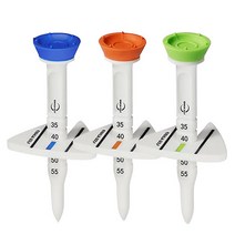 golf1004 높이조절 골프티 실리콘빅헤드 방향지시 에이밍, 블루, 1개