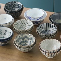 일본 가정식 그릇 밥 공기 국 그릇 set 공기대접세트, 가을부엉이