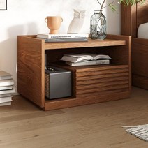 홈카페 나무 침대 옆 캐비닛 북유럽 침실 심플한 이동식 화이트 거실 틈새 그릇 모던원목장, 2