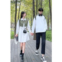반팔 기념일 가족 모녀 셀프웨딩 커플룩 레이어드 자매 리 하객 결혼식