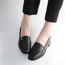 홍당무 심플 로고 로퍼 2color 3.2cm