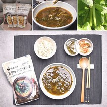 올갱이 해장국 2인분 다슬기 국 탕 요리 숙취 과음 회식 구수한된장 국내산 아욱 작두콩, 상세페이지 참조, 상세페이지 참조