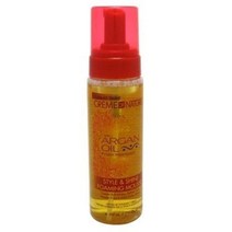 Creme Of Nature 아르간 오일 스타일 & 샤인 폼 무스 198.4g(7온스) (3팩)