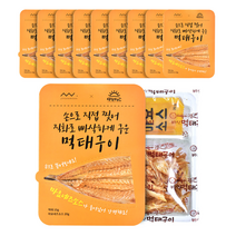 자연우리 빠삭 먹태구이 18g 명태살100% 매콤마요 소스 포함 10개입