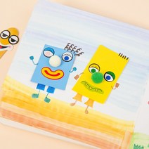 바이오로드 눈코입 롤 스티커 4종, 컬러입+스티커증정