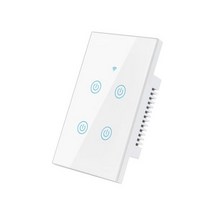 와이파이 릴레이 모듈 24v 12v ATHOM US 스위치 사전 플래시 ESPHome ESP8266 WiFi 터치 키 1/2/3/4 갱 100-240V는 홈 어시스턴트와 함께 작동, 4 갱 ESP홈
