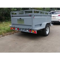 소형트레일러 텐트트레일러 차박캠핑용품 캠핑트레일러, 밝은 회색