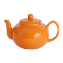 RSVP 대형 사기 6컵 찻주전자 블루, Orange