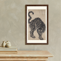 포스코스틸리온 본사 포스아트 작자미상 맹호도 - 대형 (600x1000) / 철만난예술 한국화, 551×960 (그림내경사이즈)