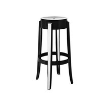 카르텔 Kartell Charles Ghost 4899E6 스툴 75 cm 고광택 블랙 152473