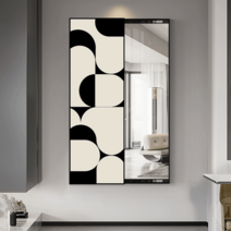 현관거울 디자인전신거울 신발장전신거울 400, 40x120cm (75x120cm), 우측형, E타입