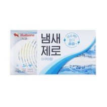 불스원 냄새제로 3중 탈취제 (아쿠아향), 옵션1 - 기본포장 (박스or비닐포장) (+0원)