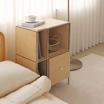 모듈 가구 자작나무 원목 LP 턴테이블 수납장 거실 서랍형, 490(3x2) 하단서랍형, 오크