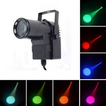 노래방 미러볼 조명 가정용 led 싸이키 미니 10W RGBW LED 디스코 볼 핀스팟 프로젝터 빔 스팟 DMX 무빙 레이 백라이트 스포트 라이트 DJ 홈 파티 무대, 영국 플러그