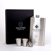 VALKYRIE 발키리 [기간특가 프로모션] 힙프라스크 12oz 대용량 (국내배송), 12oz x 2개